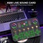 Live Sound Card Audio Mixer Audio Interface with DJ Mixer Carousel 6