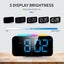 Digital Alarm Clock Night Light Carousel 6