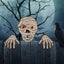 Halloween Fence Peeker Decoration Scary Peeper Carousel 5