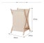 Natural Life Laundry Hamper - Beige Carousel 4