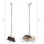 CLEANFOK Height Adjustable Broom and Dustpan Set - Khaki Carousel 3