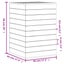 Laundry Basket White 44X44x66 Cm Solid Wood Pine Laundry Baskets & Hampers Carousel 2