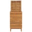 Laundry Basket 40X40x70 Cm Solid Teak Wood Laundry Baskets & Hampers Carousel 5