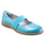 Softwalk High Point Womens Blue Leather Mary Jane Flats Shoes Carousel 1