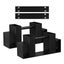 Firewood Storage Rack Campfire DIY Fireplace Wood Rack Log Bracket Adjustable Carousel 8