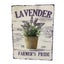 Country Metal Tin Sign Wall Art Lavender Farmers Pride Plaque Carousel 1