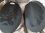 Vintage Pr large oval copper wall plaques of woman C18th dress Karen craft Carousel 8