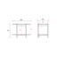 Side Table / Shelf / 2 Tier Rack Carousel 8