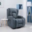 Recliner Chair Electric Massage Chair Lift Heated Fabric Lounge Sofa Grey Blue Carousel 6