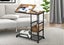 Sofa Side Table Bedside Narrow Couch End Desk Laptop Stand Carousel 1
