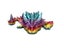 Flexi Fortune Dragon Fidget (TM) Carousel 12