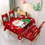 4pcs Christmas Chair Cover Xmas Santa Chair Slipcover Creative Pattern Dining Ch Carousel 5