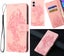 Iphone air embossed PU leather wallet case floral & tiger rosegold Carousel 1