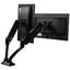 Loctek Pro Mount, 17"-30" Dual Gas Spring Monitor Stand - VESA 75 & 100mm - Max Carousel 4