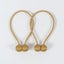 4PCS Magnetic Curtain Tieback Set Ball Holdbacks Buckle Clips Hooks -Gold Carousel 1