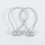 2PCS Magnetic Curtain Tieback Set Ball Holdbacks Buckle Clips Hooks -Grey Carousel 1