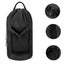 Durable Backpack Laundry Bag with Mesh Pocket for CollegeTravel -Black Carousel 1