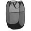 Foldable Pop-Up Mesh Laundry Bag Hamper Storage Basket Bin for Washing-Black Carousel 1