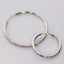 18K Gold Crystal Hoop Earrings "Dawn" (38mm) Carousel 7
