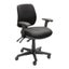 Buro Roma 3 Lever Mid Back Office Chair with Arm Rest, Black Fabric, Nylon Ba... Carousel 1