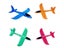 50CM Big Foam Plane Glider Hand Throw Airplane Light Inertial EPP Bubble Planes Carousel 3