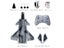FX9630 RC Plane J20 Fighter Anti Collision Glider With Culvert Design RC Toys Carousel 6