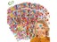 Kids 40 Different 3D Puffy Bulk Stickers For Birthday Gift Scrapbooking Carousel 3