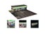 64G FANS Car Garage Diorama Model With LED Lights Parking Lots For DIY Combo Carousel 8