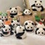 New Creative MINI Chinese Animal Panda Model Building Block MOC DIY Diamond Carousel 2