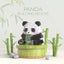 New Creative MINI Chinese Animal Panda Model Building Block MOC DIY Diamond Carousel 6