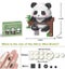 New Creative MINI Chinese Animal Panda Model Building Block MOC DIY Diamond Carousel 7