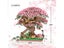 Sakura Flower Treehouse DIY Model Micro Building Block Indoor Decorations Carousel 6