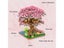 Sakura Flower Treehouse DIY Model Micro Building Block Indoor Decorations Carousel 7