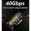 kingshare NVME M Key M.2 to PCI-e X4 3.0 Converter Expansion Card Carousel 6