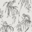 Wallpaper. Saimiri - Anthracite. 3 roll bundle Carousel 1