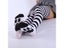 Cosplay High Long Knee Socks Pink Strip Kawaii Cat Paw Print Stockings Women Carousel 4