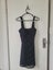Pagani Black Glitter Diamante Dress Size 8 Carousel 1