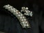 Vintage Signed Coro Bracelet e/r set faux Peal Champagne Crystal Links 1950s Carousel 2