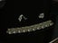 Vintage Signed Coro Bracelet e/r set faux Peal Champagne Crystal Links 1950s Carousel 5