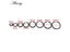 Alisouy 2pcs Stainless Steel 1.6/2/2.5/3/5mm Thick Women Men Circle Clip Round Carousel 5