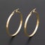 Stainless Steel Hoop Earrings For Women Big Round Circle Hoop Earring Pop Carousel 2