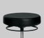 Buro Revo Office Stool, Black Vinyl, Adjustable Seat Height Carousel 2