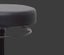 Buro Revo Office Stool, Black Vinyl, Adjustable Seat Height Carousel 4