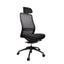 Konfurb Luna High Back Ergonomic Chair with Nylon Base, Head Rest, Black Carousel 1