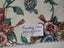 Floral fan furnishing fabric 65 x 65cm Carousel 2