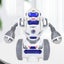 Intelligent Early Education Sound And Light Mechanical Robot Toys - 3 Blue Carousel 1
