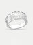 Sterling Silver Floral Band Ring Carousel 1
