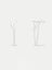 Sterling Silver Moon Drop Chain Stud Earrings Carousel 2