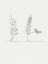 Sterling Silver Fern Stud Earrings Carousel 2