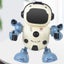 Intelligent Early Education Sound And Light Mechanical Robot Toys - 8 Blue Carousel 1